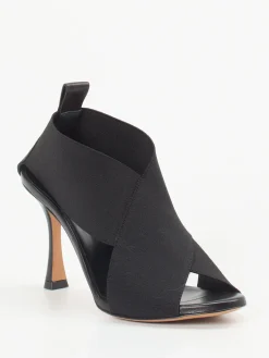 Damen Konstantin Starke – Peep-Toe Stiefelette aus Stretch