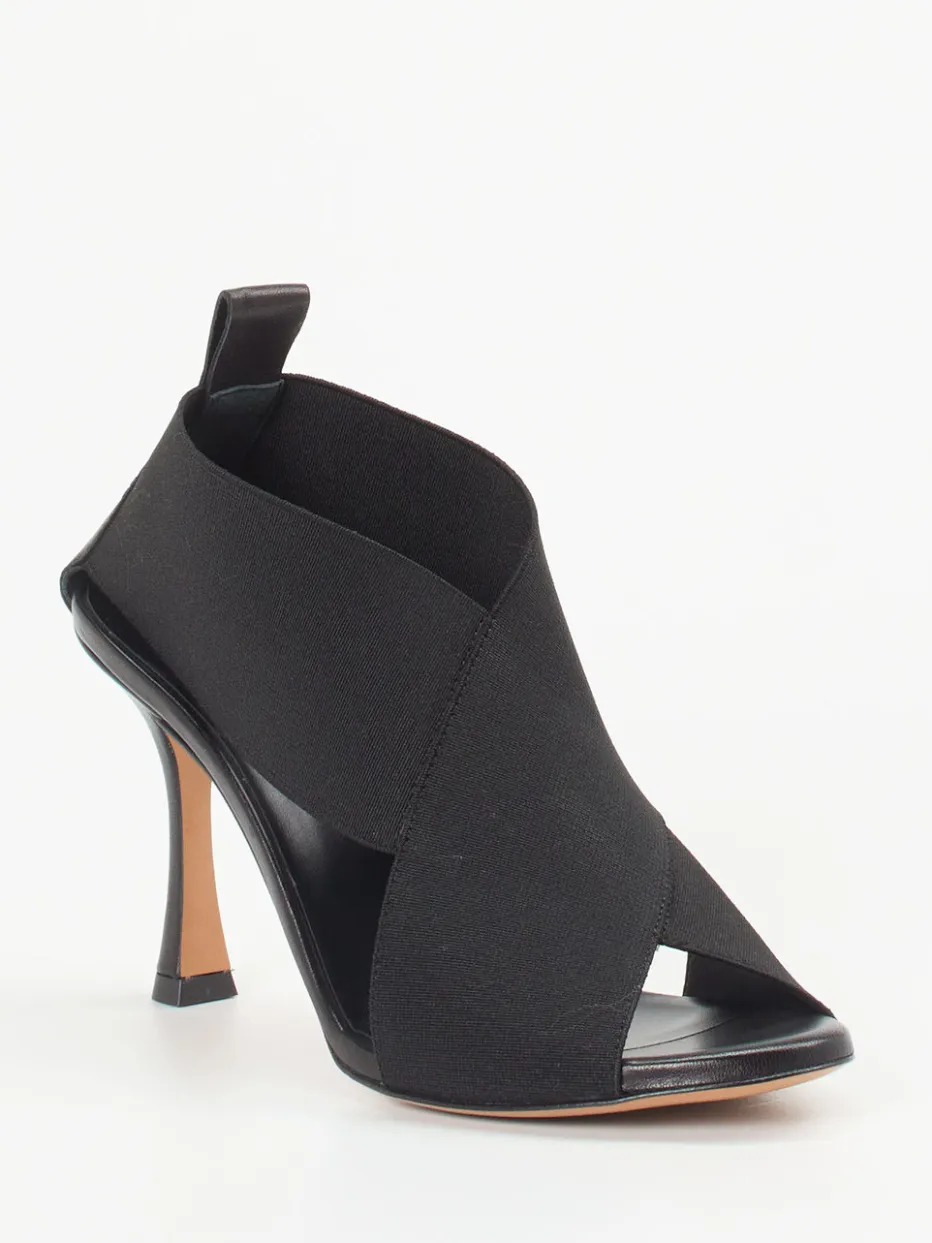 Damen Konstantin Starke – Peep-Toe Stiefelette aus Stretch