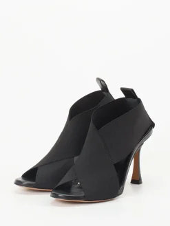 Damen Konstantin Starke – Peep-Toe Stiefelette aus Stretch