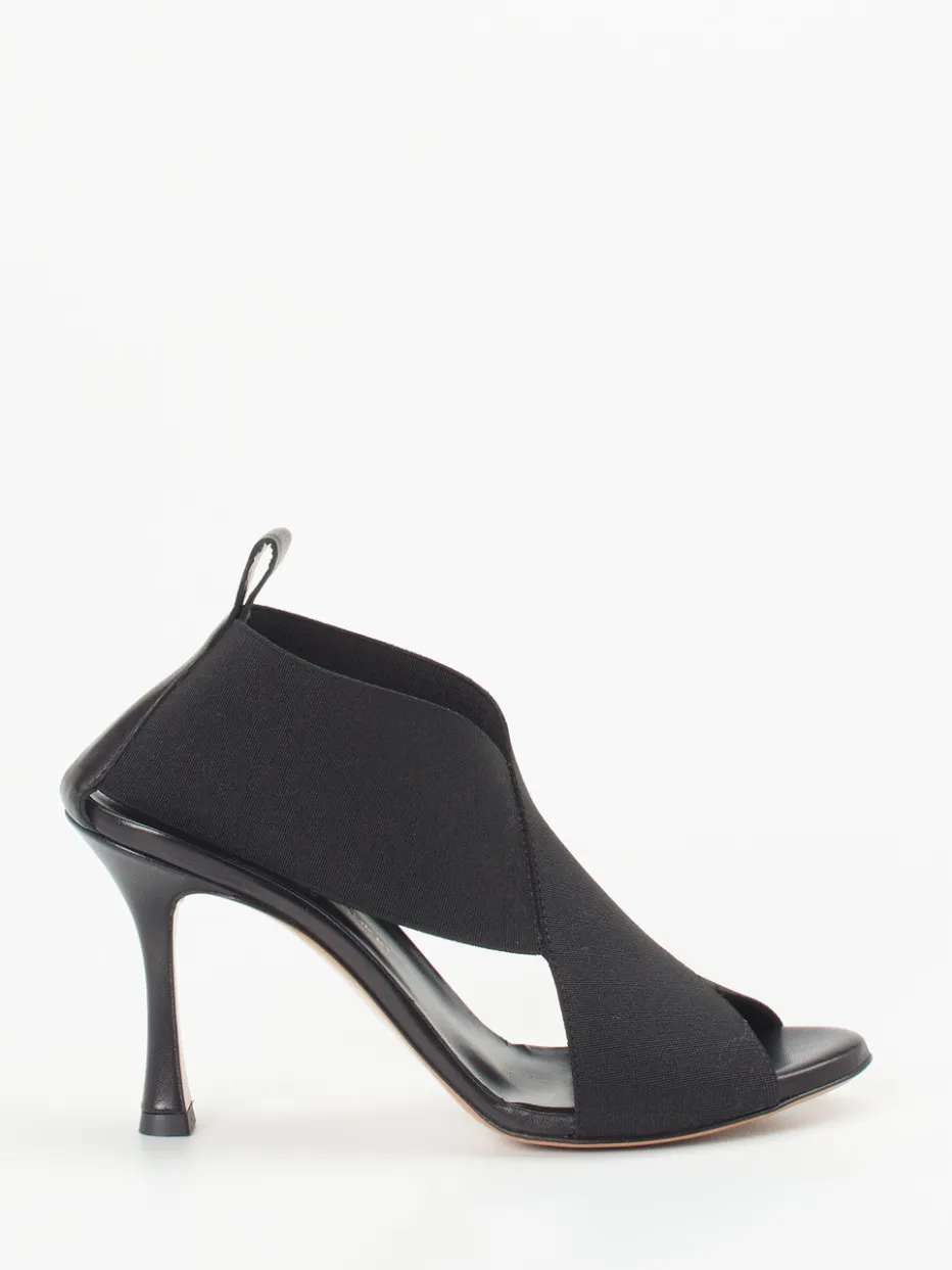 Damen Konstantin Starke – Peep-Toe Stiefelette aus Stretch