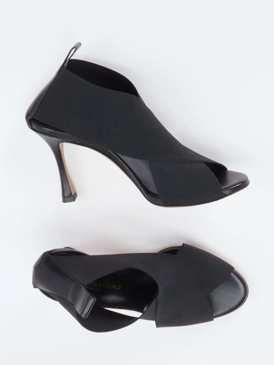 Damen Konstantin Starke – Peep-Toe Stiefelette aus Stretch