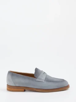 – Penny Loafer aus Veloursleder Taubenblau*Konstantin Starke Best