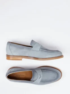 – Penny Loafer aus Veloursleder Taubenblau*Konstantin Starke Best