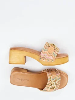 – Plateau-Mules aus Bastgewebe*Konstantin Starke Online