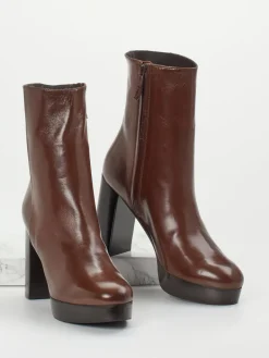 Damen Konstantin Starke – Plateau-Stiefelette aus Lammleder