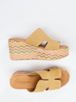 – Plateau-Pantoletten aus Veloursleder*Konstantin Starke Clearance