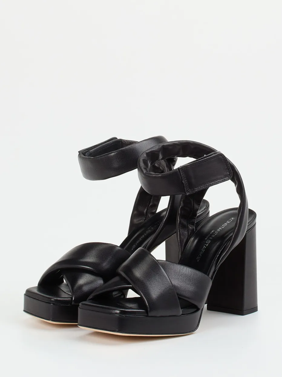 Damen Konstantin Starke – Plateau-Sandalen aus Lammleder
