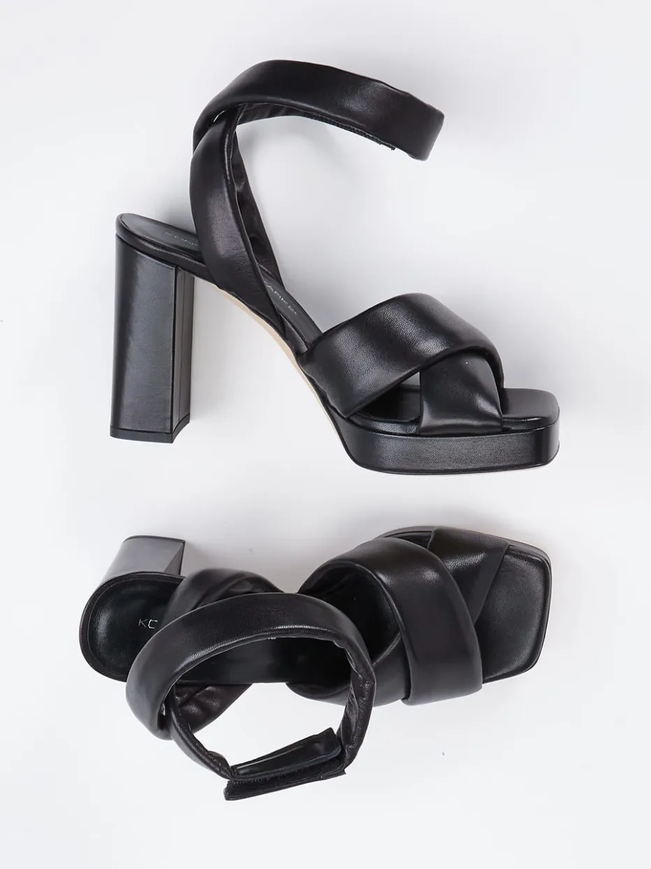 Damen Konstantin Starke – Plateau-Sandalen aus Lammleder