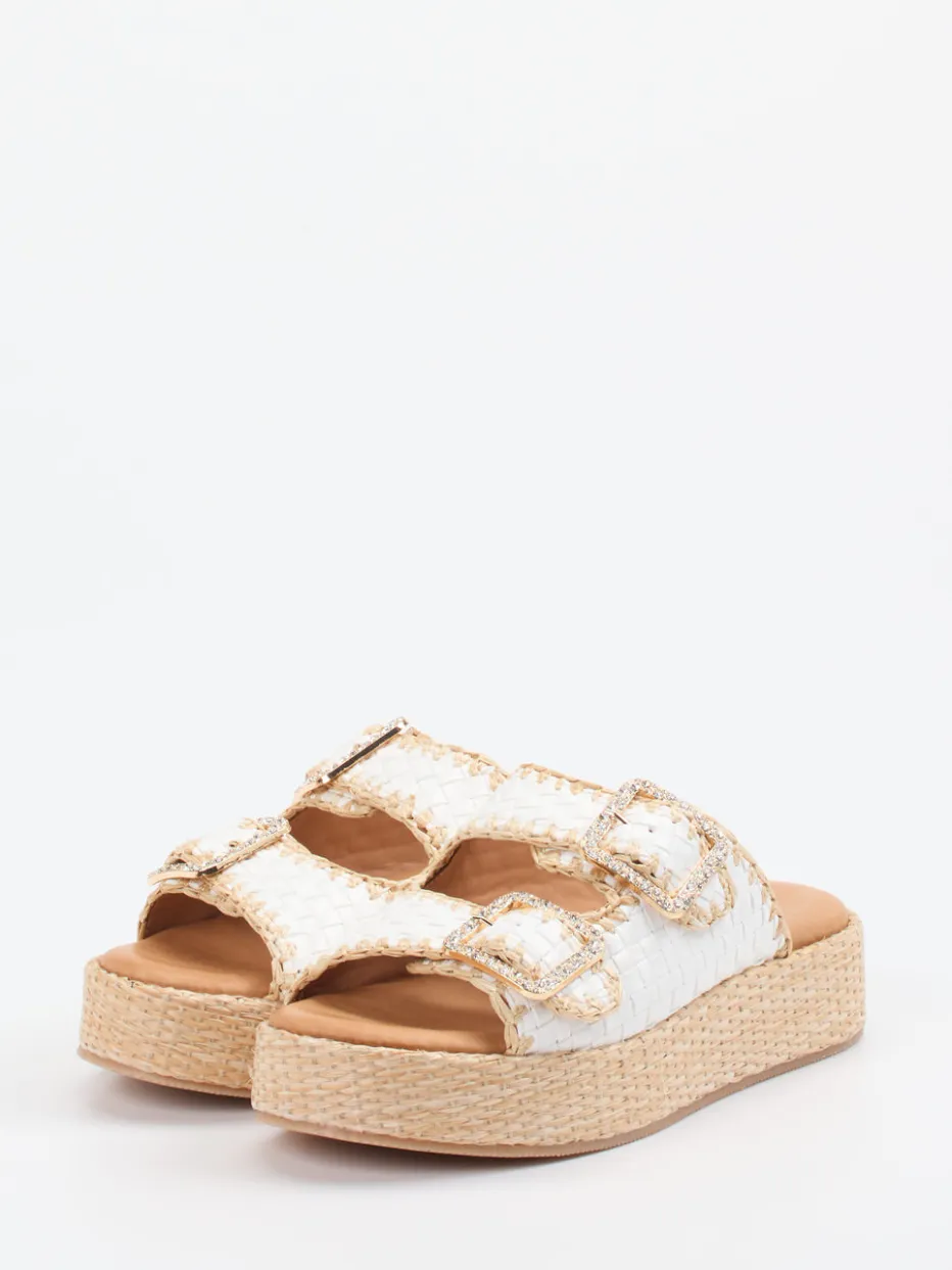 – Plateau-Pantoletten aus Flechtleder*Konstantin Starke Best