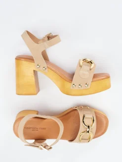 – Plateau-Sandalen aus Veloursleder*Konstantin Starke Outlet