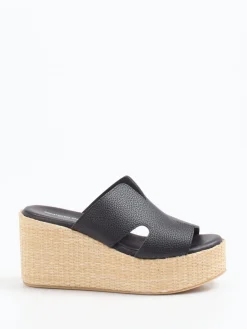 Damen Konstantin Starke – Plateau-Pantoletten aus Kalbleder