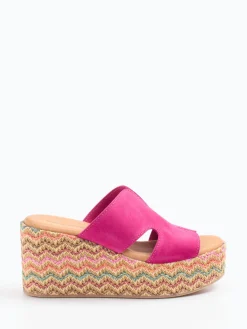 Damen Konstantin Starke – Plateau-Pantolette aus Veloursleder