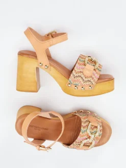 – Plateausandalen aus Veloursleder*Konstantin Starke Outlet