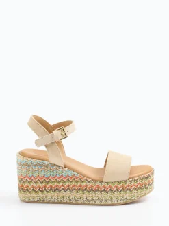 Damen Konstantin Starke – Plateau-Sandalen aus Veloursleder