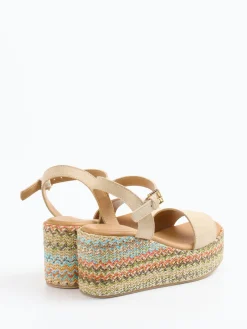 Damen Konstantin Starke – Plateau-Sandalen aus Veloursleder