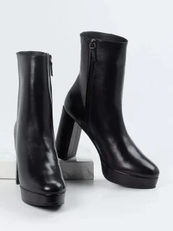 Damen Konstantin Starke – Plateau-Stiefeletten aus Lammleder