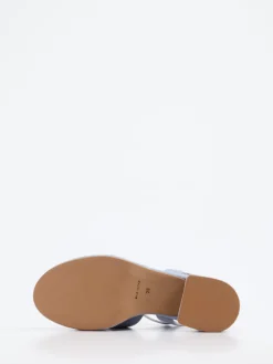 Damen Konstantin Starke – Plateau-Sandalen aus Veloursleder hell