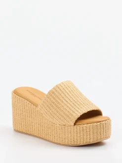 Damen Konstantin Starke – Plateau-Pantoletten aus Synthetik in