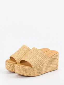 Damen Konstantin Starke – Plateau-Pantoletten aus Synthetik in