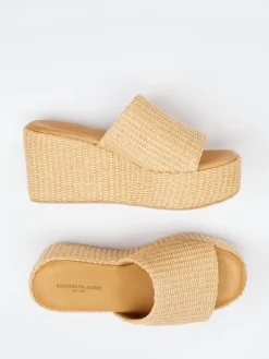 Damen Konstantin Starke – Plateau-Pantoletten aus Synthetik in