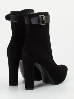 Damen Konstantin Starke – Plateau-Stiefelette aus Veloursleder