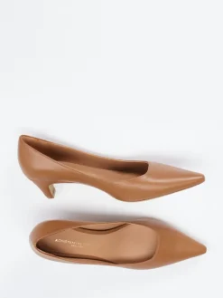 Damen Konstantin Starke – Pumps aus Lammleder in Cognac