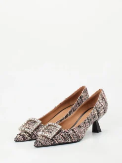 – Pumps aus Bouclé-Textil in Rosé*Konstantin Starke New