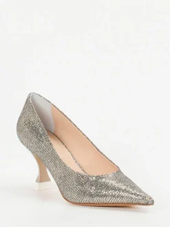 Damen Konstantin Starke – Pumps aus Metallicleder goldfarben