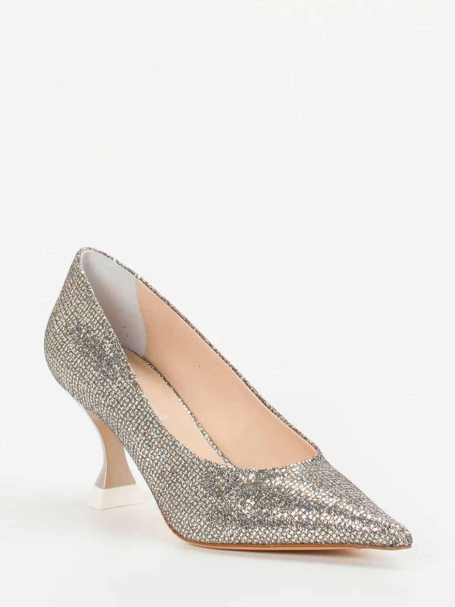 Damen Konstantin Starke – Pumps aus Metallicleder goldfarben