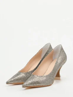 Damen Konstantin Starke – Pumps aus Metallicleder goldfarben