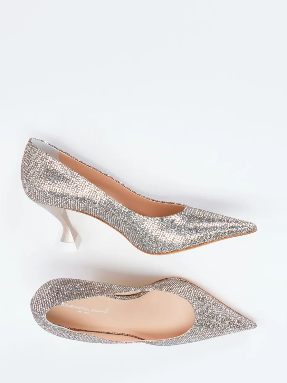 Damen Konstantin Starke – Pumps aus Metallicleder goldfarben
