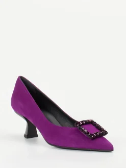 – Pumps aus Veloursleder Violett*Konstantin Starke