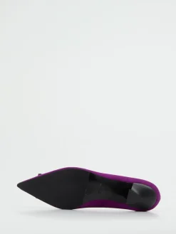 – Pumps aus Veloursleder Violett*Konstantin Starke