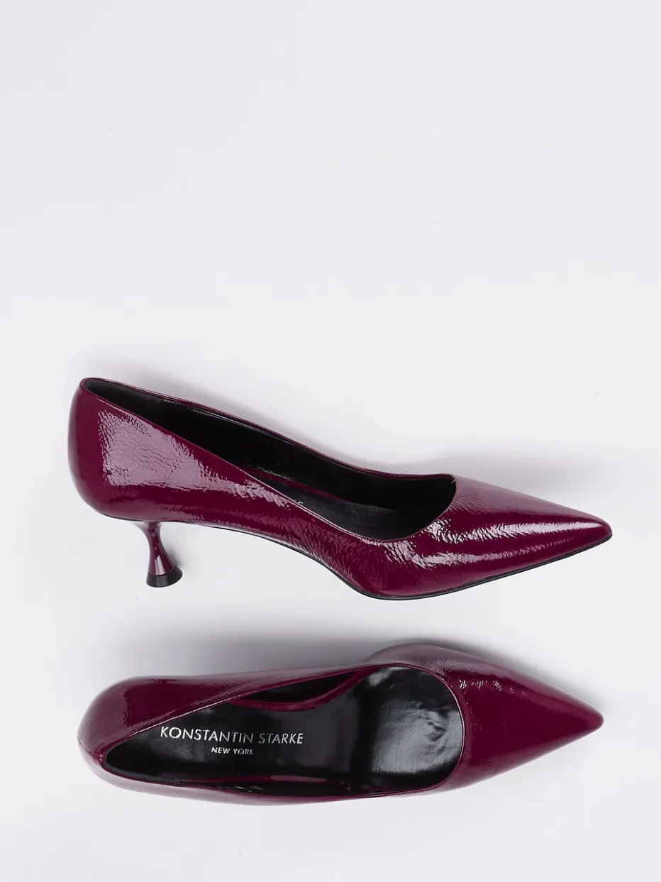 – Pumps aus Lackleder in Bordeaux*Konstantin Starke New