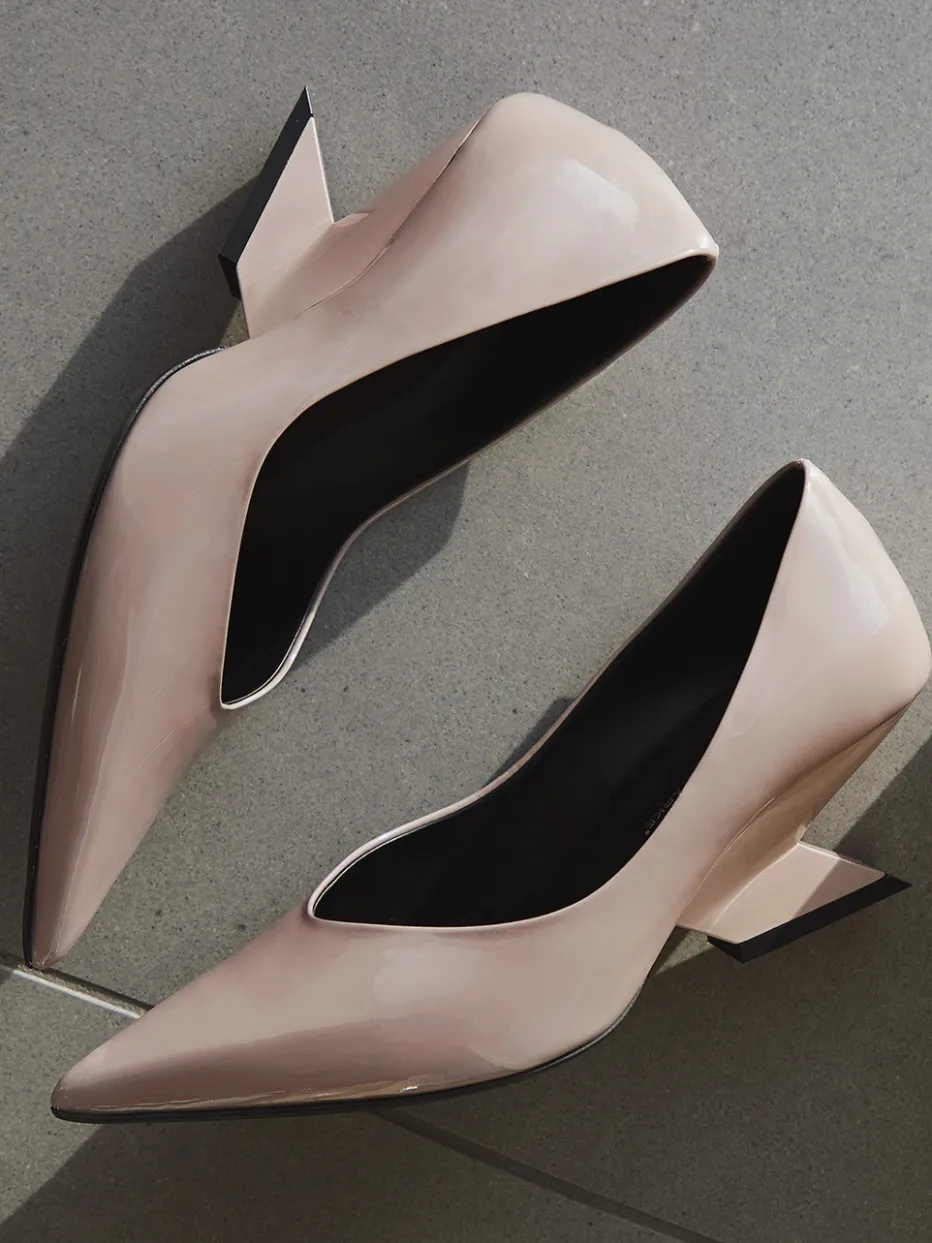 Damen Konstantin Starke – Pumps aus Lackleder Rosé