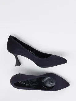 Damen Konstantin Starke – Pumps aus Veloursleder tiefdunkel