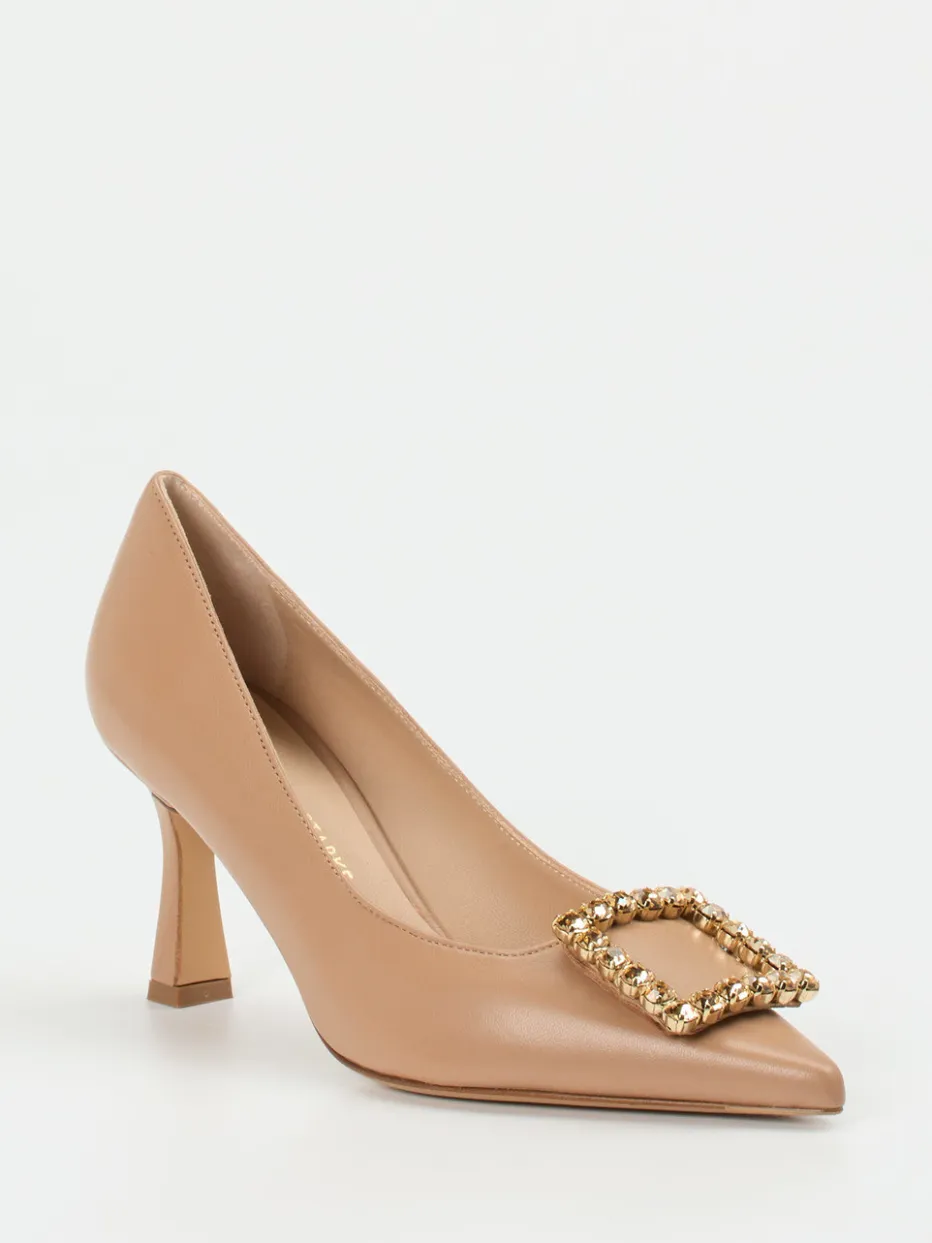 Damen Konstantin Starke – Pumps aus Lammleder braun