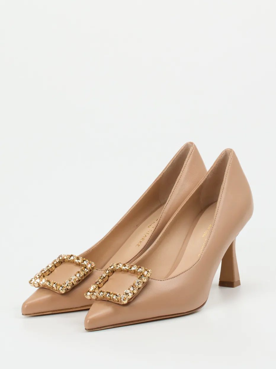 Damen Konstantin Starke – Pumps aus Lammleder braun