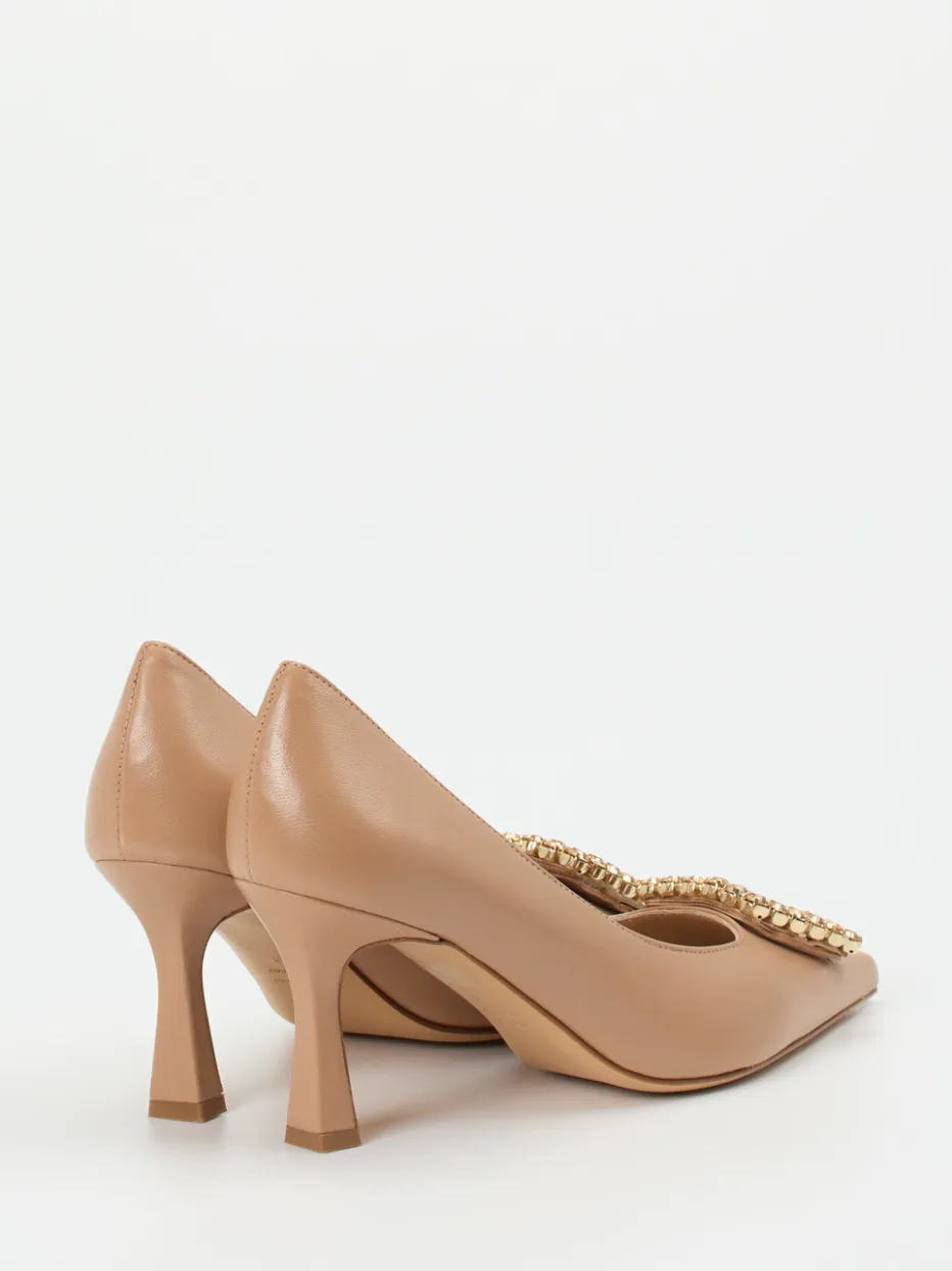 Damen Konstantin Starke – Pumps aus Lammleder braun