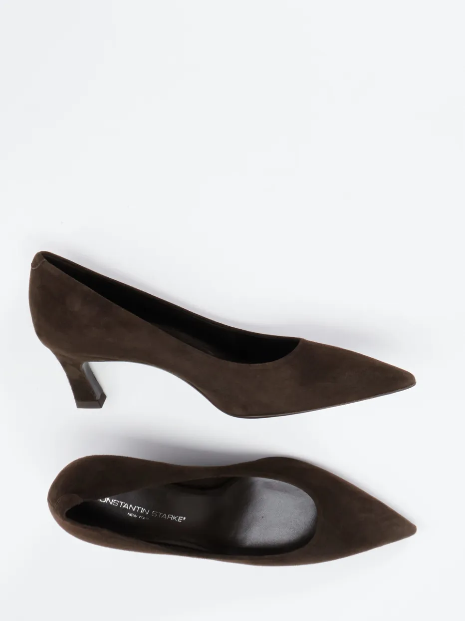 – Pumps aus Veloursleder Dunkel*Konstantin Starke Clearance