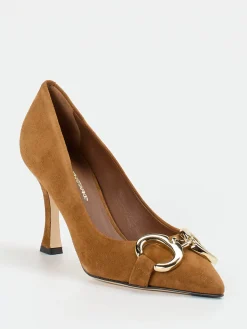 – Pumps aus Veloursleder cognac*Konstantin Starke Clearance