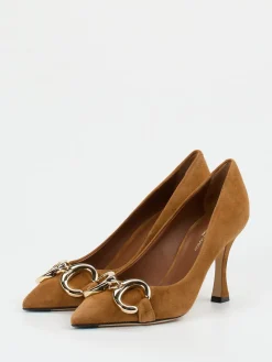– Pumps aus Veloursleder cognac*Konstantin Starke Clearance