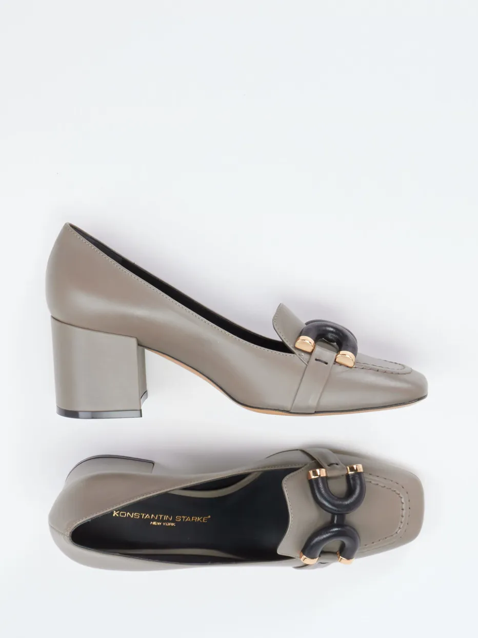 Damen Konstantin Starke – Pumps aus Kalbleder Stein