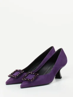 – Pumps aus Veloursleder Violett*Konstantin Starke Hot