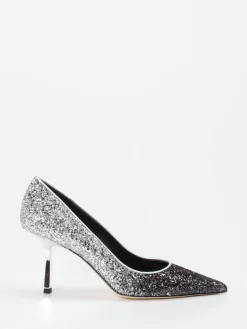 – Pumps aus Metallicleder in Silber*Konstantin Starke