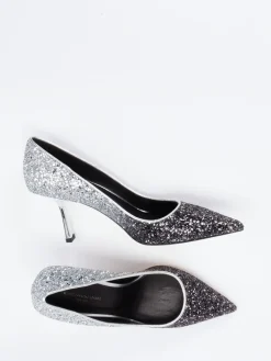 – Pumps aus Metallicleder in Silber*Konstantin Starke
