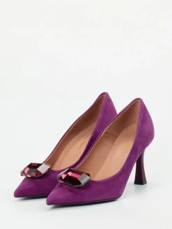 Damen Konstantin Starke – Pumps aus Veloursleder Violett