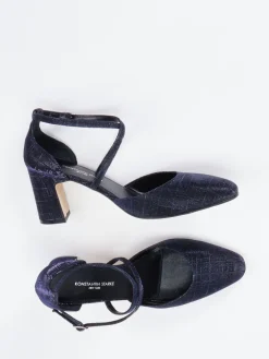 Damen Konstantin Starke – Pumps aus Metallicleder Dunkel