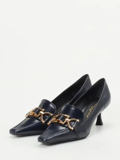 Damen Konstantin Starke – Pumps aus Hochglanzleder Dunkel