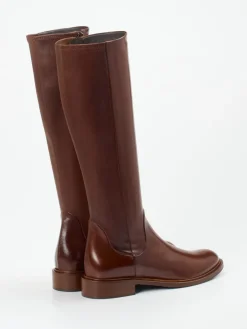 Damen Konstantin Starke – Reitstiefel aus Lammleder kastanien